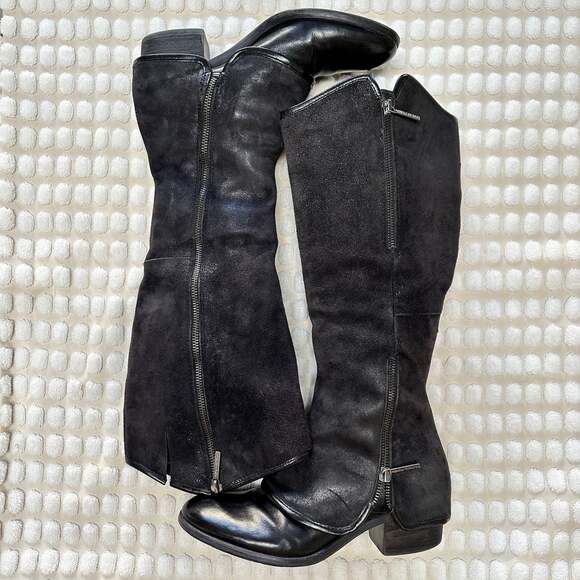 Donald J Pliner Shoes - Whimsy Goth Donald J Pliner 'Devi4' Boot Black Leather‎ Size 7M